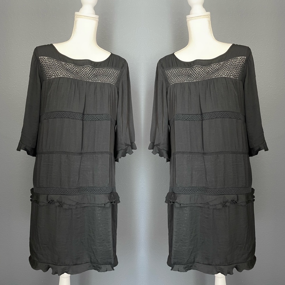 Black lace dress size L